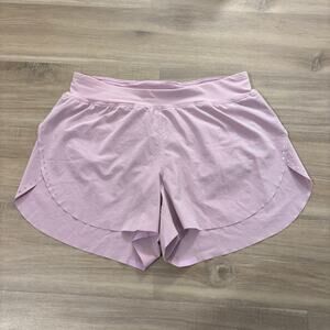 Lululemon Fast and Free Reflective Short Women Size 6 Light Pink